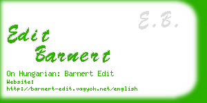 edit barnert business card